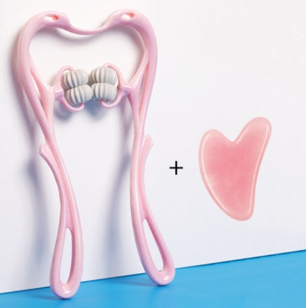 “Multifunctional Neck and Shoulder Massager Roller – Pain Relief Tool”