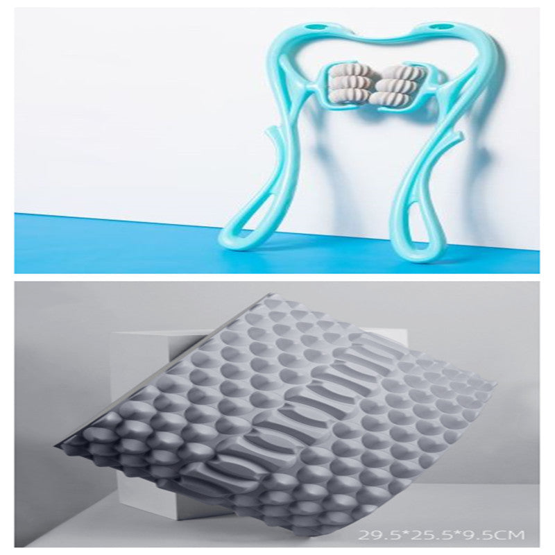 “Multifunctional Neck and Shoulder Massager Roller – Pain Relief Tool”