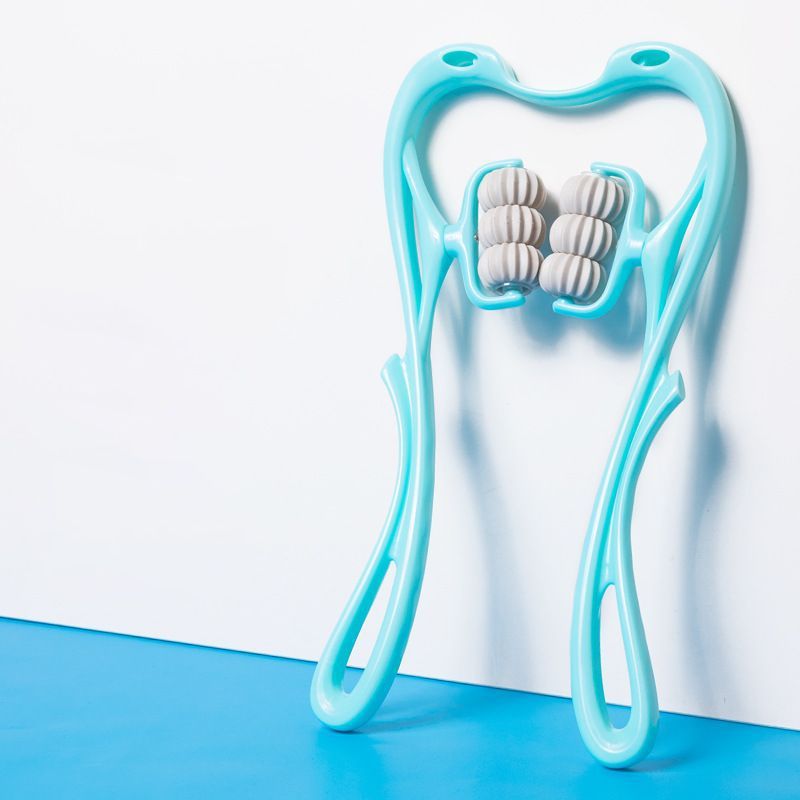 “Multifunctional Neck and Shoulder Massager Roller – Pain Relief Tool”